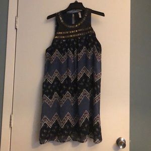 Jeweled racer back summer dress